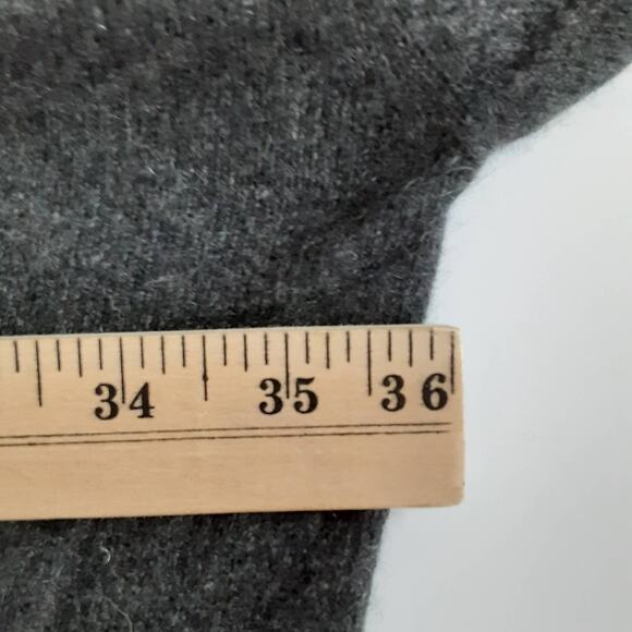 RoundTree & Yorke Platinum Label Angora Cashmere V Neck Sweater Mens XXL Gray - Picture 8 of 10